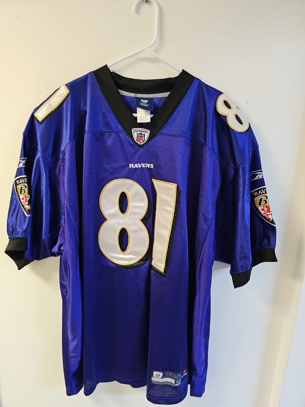 Baltimore Ravens Anquan Boldin Football Jersey Reebok On Field Men’s Sz 54
